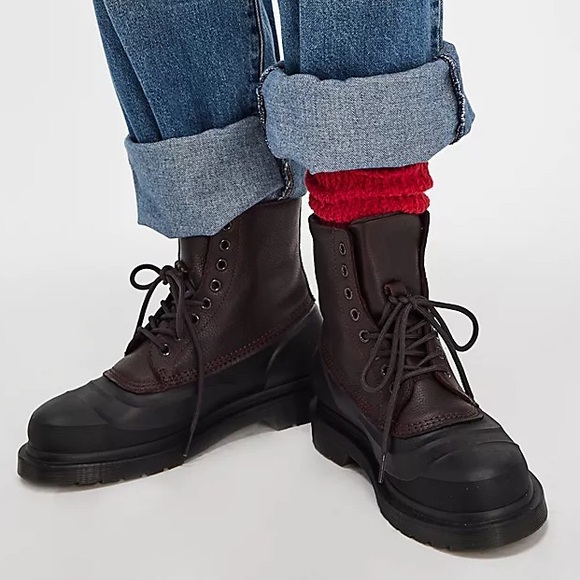 Dr. Martens 1460 Sub Newlands Lace-Up Boots in Oxblood - Picture 2 of 3